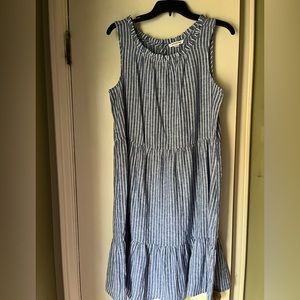 Beachlunchlounge Linen and Cotton Sun Dress/Beach Cover Up